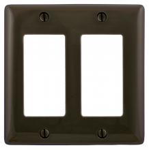 Bryant Electric, a Hubbell affiliate NPJ262 - WALLPLATE, M-SIZE 2G, 2) RECT, BR