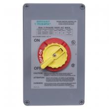 Bryant Electric, a Hubbell affiliate 664X63D - 60A 600V 3P RTRY DISC SW 4X PLAS