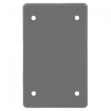 Bryant Electric, a Hubbell affiliate BRYP14FS - BLANK COVER PLATE FS/FD BOX, GRAY