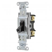 Bryant Electric, a Hubbell affiliate CSB220BBLK - SWITCH, COMM, DP, 20A 120/277V, B+S, BK