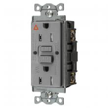 Bryant Electric, a Hubbell affiliate GFTWRST15GYIG - 15A COMM SELF TEST TRWR IG GFR GRAY