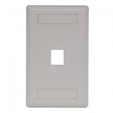 Bryant Electric, a Hubbell affiliate IFP11OW - PLATE, WALL,FLUSH,1-G,1PORT,OW