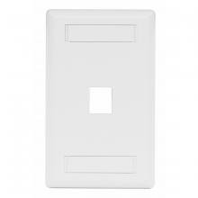 Bryant Electric, a Hubbell affiliate IFP11W - PLATE, WALL,FLUSH,1-G,1PORT,WH