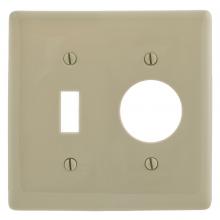 Bryant Electric, a Hubbell affiliate NP17I - WALLPLATE, 2-G, 1) TOG 1) 1.39" OPNG, IV