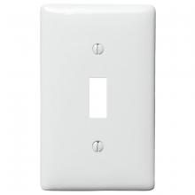 Bryant Electric, a Hubbell affiliate NP1W - WALLPLATE, 1-G, TOGG, WH