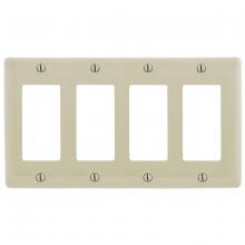 Bryant Electric, a Hubbell affiliate NP264AL - WALLPLATE, 4-G, 4) RECT, AL