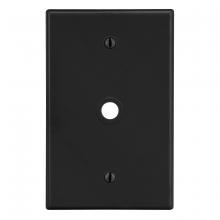 Bryant Electric, a Hubbell affiliate P11BK - WALLPLATE, 1-G, .406" OPNG, BOX MT, BK