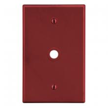 Bryant Electric, a Hubbell affiliate P11R - WALLPLATE, 1-G, .406" OPNG, BOX MT, RED