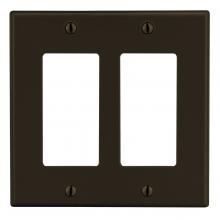 Bryant Electric, a Hubbell affiliate P262 - WALLPLATE, 2-G, 2) DEC, BR