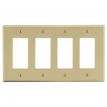 Bryant Electric, a Hubbell affiliate P264I - WALLPLATE, 4-G, 4) DEC, IV