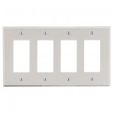 Bryant Electric, a Hubbell affiliate P264LA - WALLPLATE, 4-G, 4) DEC, LA