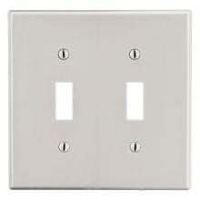 Bryant Electric, a Hubbell affiliate P2LA - WALLPLATE, 2-G, 2) TOG, LA