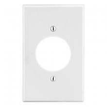 Bryant Electric, a Hubbell affiliate P720W - WALLPLATE, 1-G, 1.60" OPNG, WH