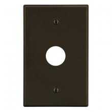 Bryant Electric, a Hubbell affiliate P737 - WALLPLATE, 1-G, .625" OPNG, BOX MT, BR