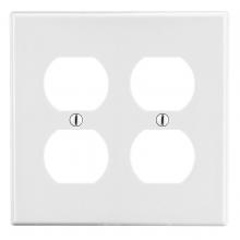 Bryant Electric, a Hubbell affiliate P82W - WALLPLATE, 2-G, 2) DUP, WH