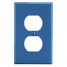 Bryant Electric, a Hubbell affiliate PJ8BL - WALLPLATE, M-SIZE, 1-G, 1) DUP, BL