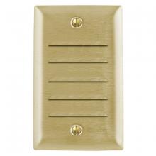 Bryant Electric, a Hubbell affiliate SB771 - WALLPLATE 1-G, LOUVRE, BRS