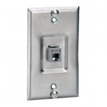 Bryant Electric, a Hubbell affiliate SP5ER - PLATE,W-PHONE,C5E,1-G,1PORT,RECESSED,SS