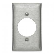 Bryant Electric, a Hubbell affiliate SS725 - WALLPLATE, 1-G, 1.70", SS