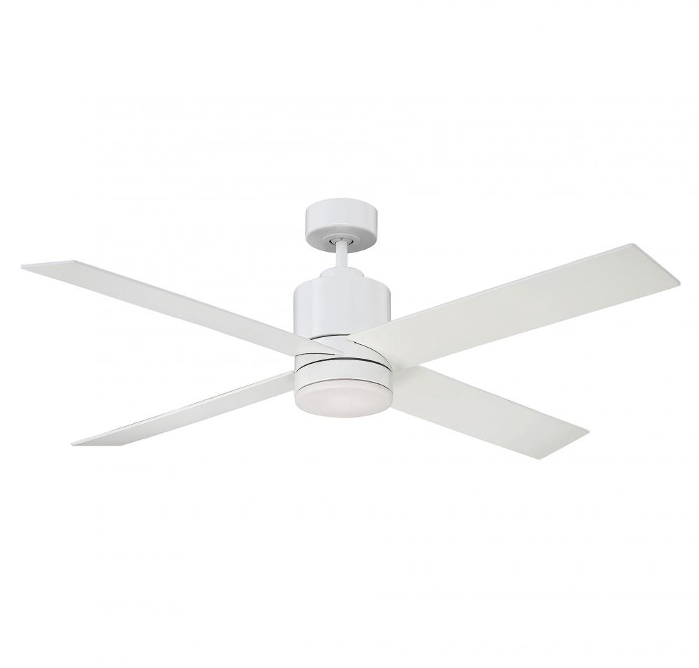 Dayton 52&#34; LED Ceiling Fan in White