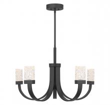 Savoy House 1-6620-6-89 - Kahn 6-Light LED Chandelier in Matte Black