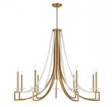 Savoy House 1-8805-9-322 - Helen 9-Light Chandelier in Warm Brass