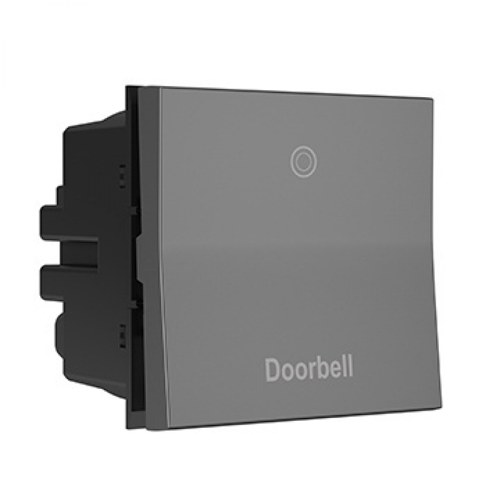 adorne? 15A Paddle? Switch, Engraved - Doorbell, Magnesium