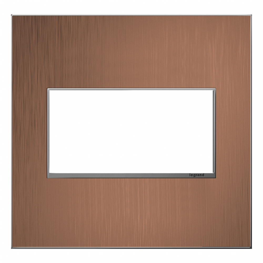adorne? Copper Two-Gang Screwless Wall Plate