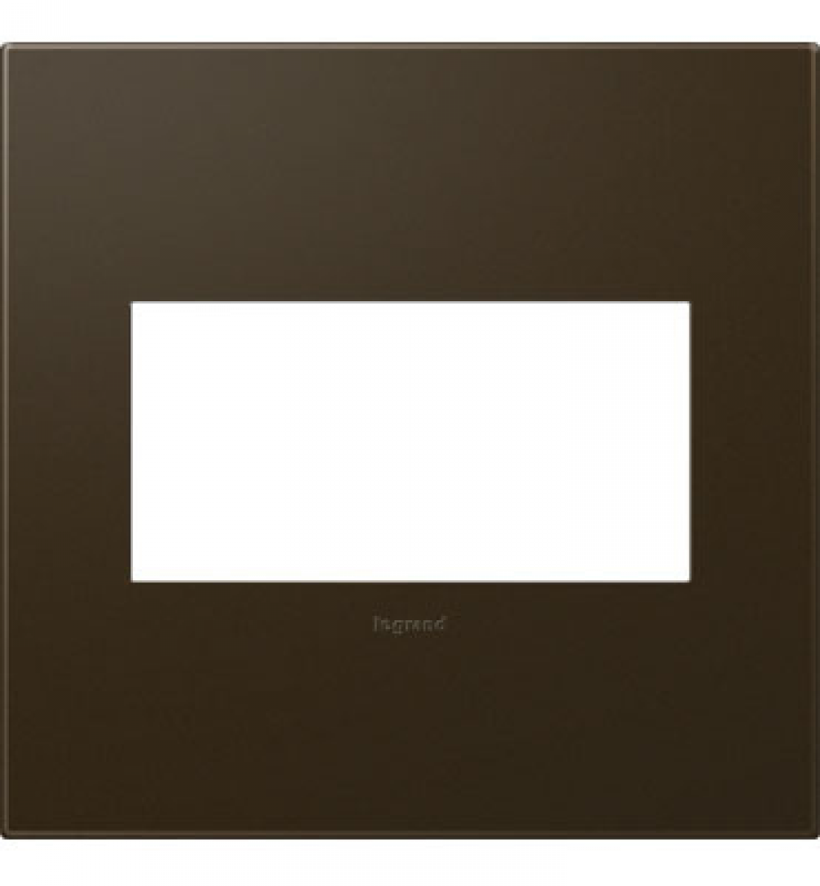 adorne? Bronze Two-Gang Screwless Wall Plate