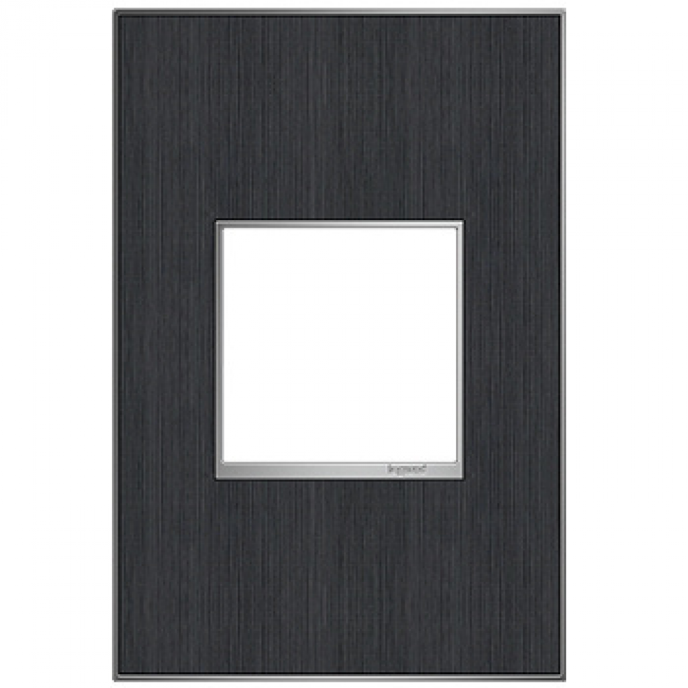 adorne? Rustic Grey One-Gang Screwless Wall Plate