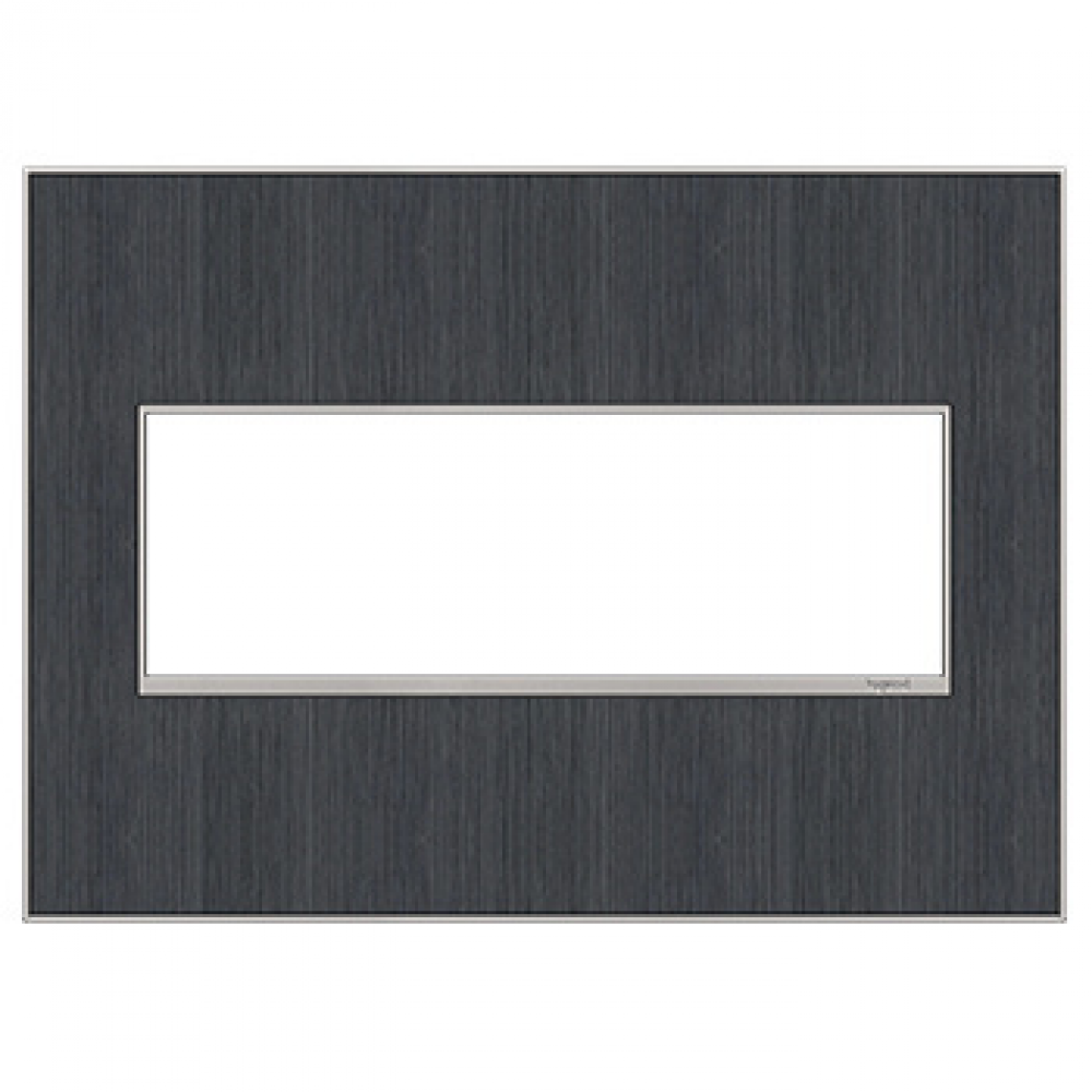 adorne? Rustic Grey Three-Gang Screwless Wall Plate