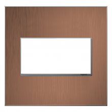 Legrand AWM2GCU4 - adorne? Copper Two-Gang Screwless Wall Plate