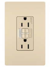 Legrand 1597NTLTRICCD4 - radiant? 15A Tamper-Resistant Self-Test GFCI Outlet with Night Light, Ivory