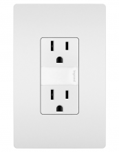 Legrand NTL885TRWCC6 - radiant? 15A Tamper-Resistant Outlet with Night Light, White