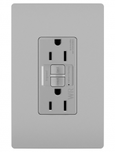 Legrand 1597TRWRGRY - radiant? Spec Grade 15A Weather Resistant Self Test GFCI Receptacle, Gray