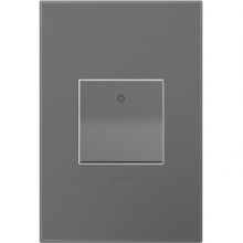 Legrand ASPD1532M4WP - adorne? Paddle Switch with Magnesium Wall Plate, Magnesium