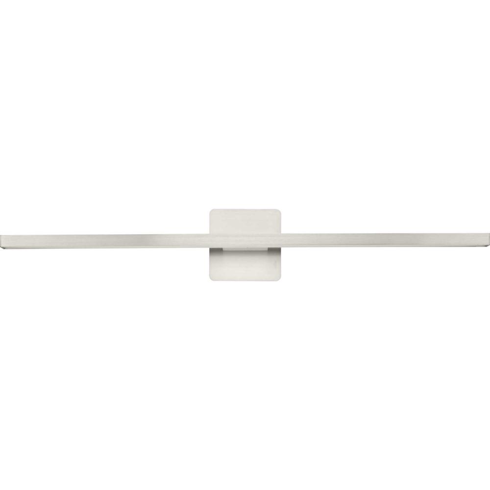 Phase 5 Collection 32 in. Brushed Nickel Slim Modern 3CCT Integrated LED Linear Vanity Light