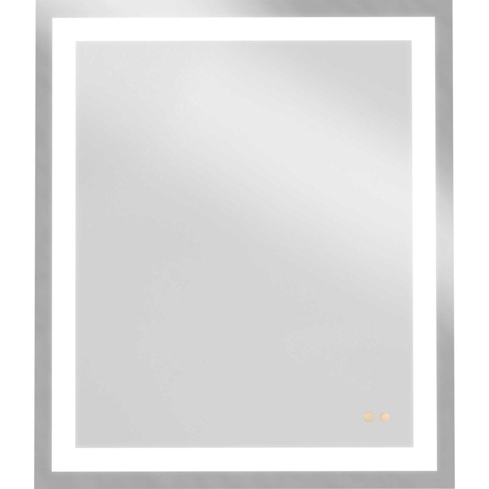 Captarent Collection 36 in. x 42 in. Rectangular Illuminated Integrated LED White Color