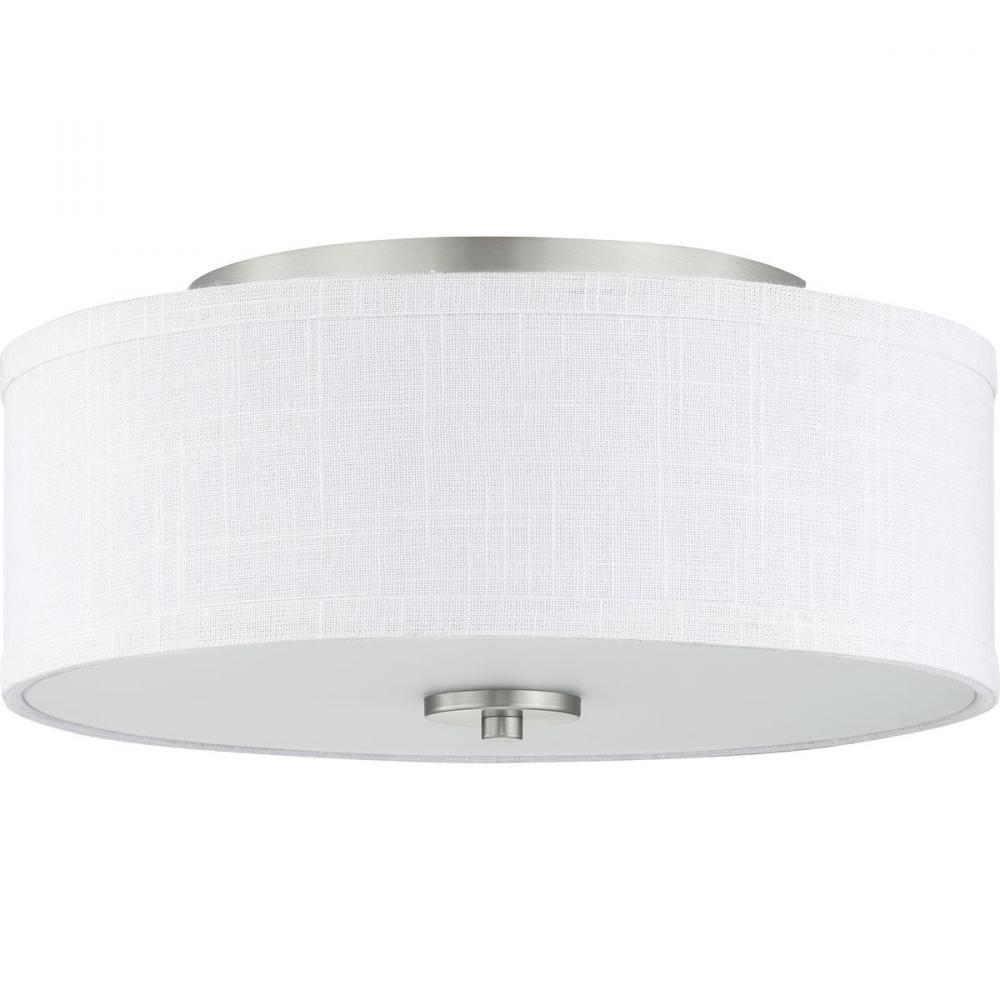 Inspire Collection 13&#34; Two-Light Flush Mount