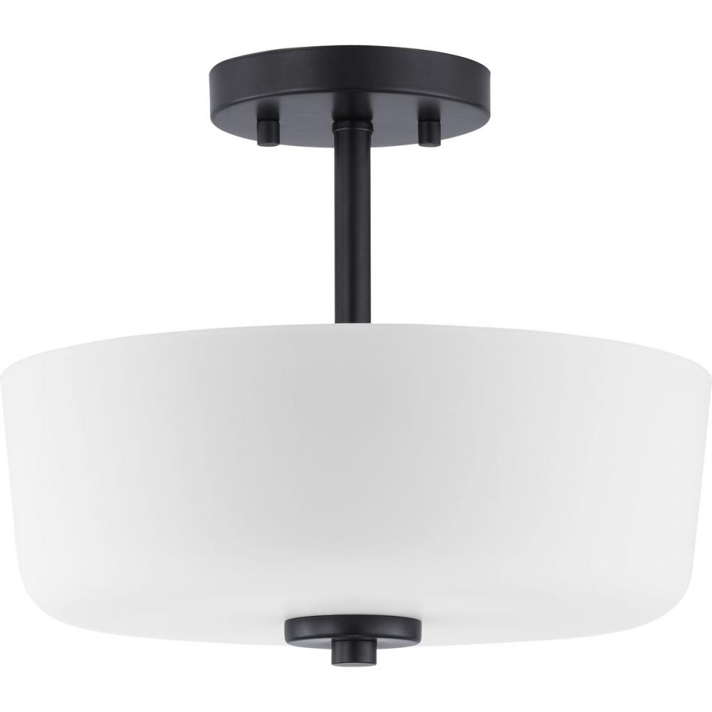 Tobin Collection Two-Light 12-1/4&#34; Semi-Flush Convertible