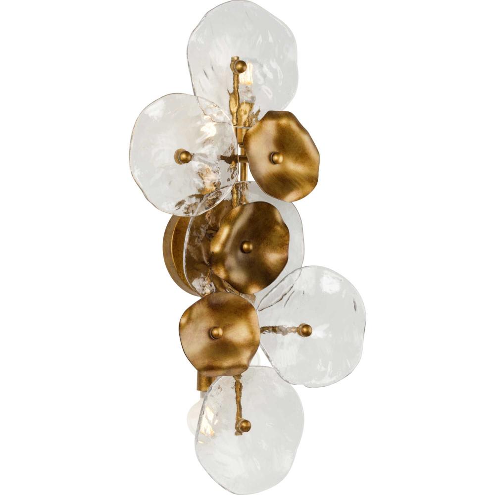 Loretta Collection Four-Light Gold Ombre Transitional Wall Sconce