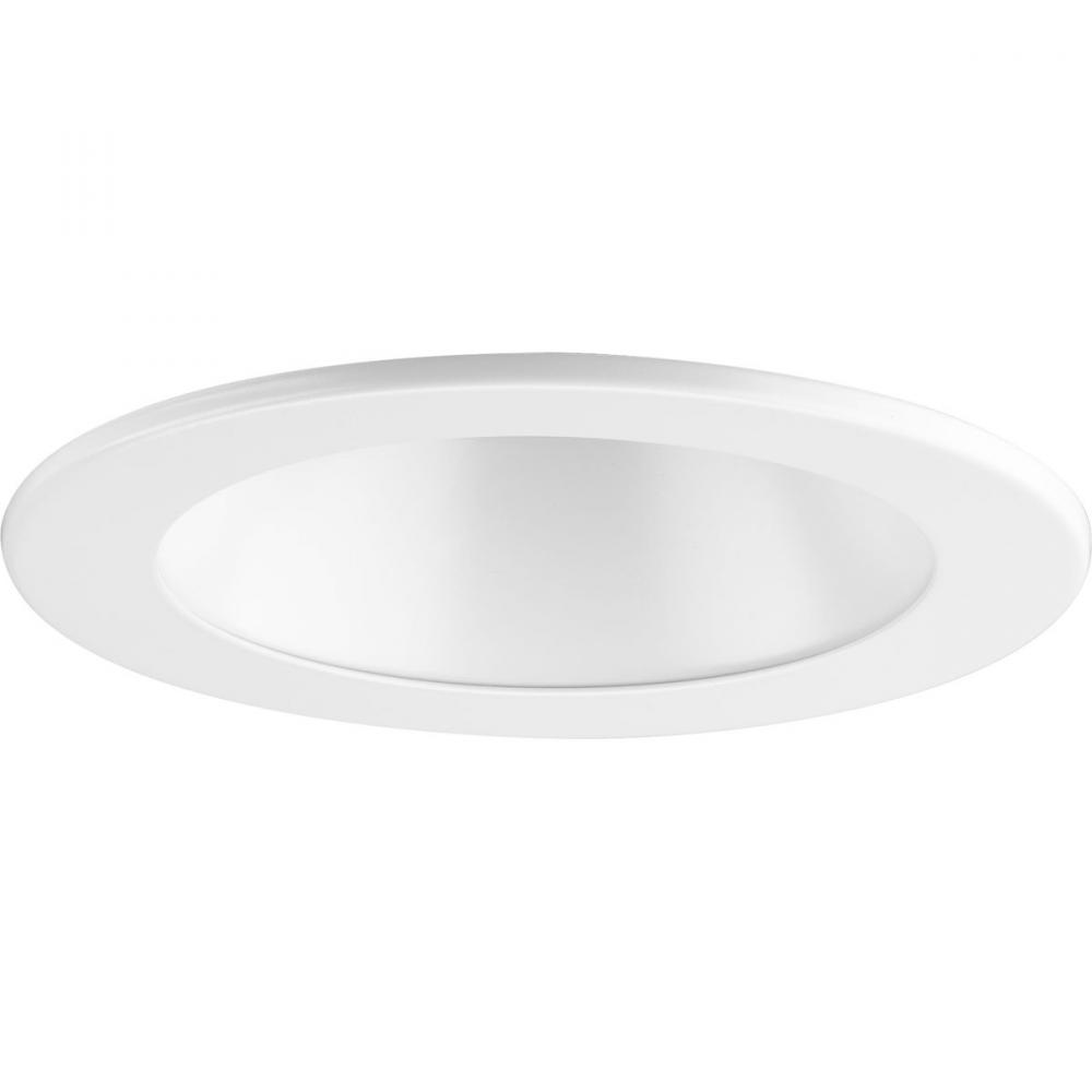4&#34; Satin White LED Recessed Open Shower Trim for 4&#34; Housing (P804N series)