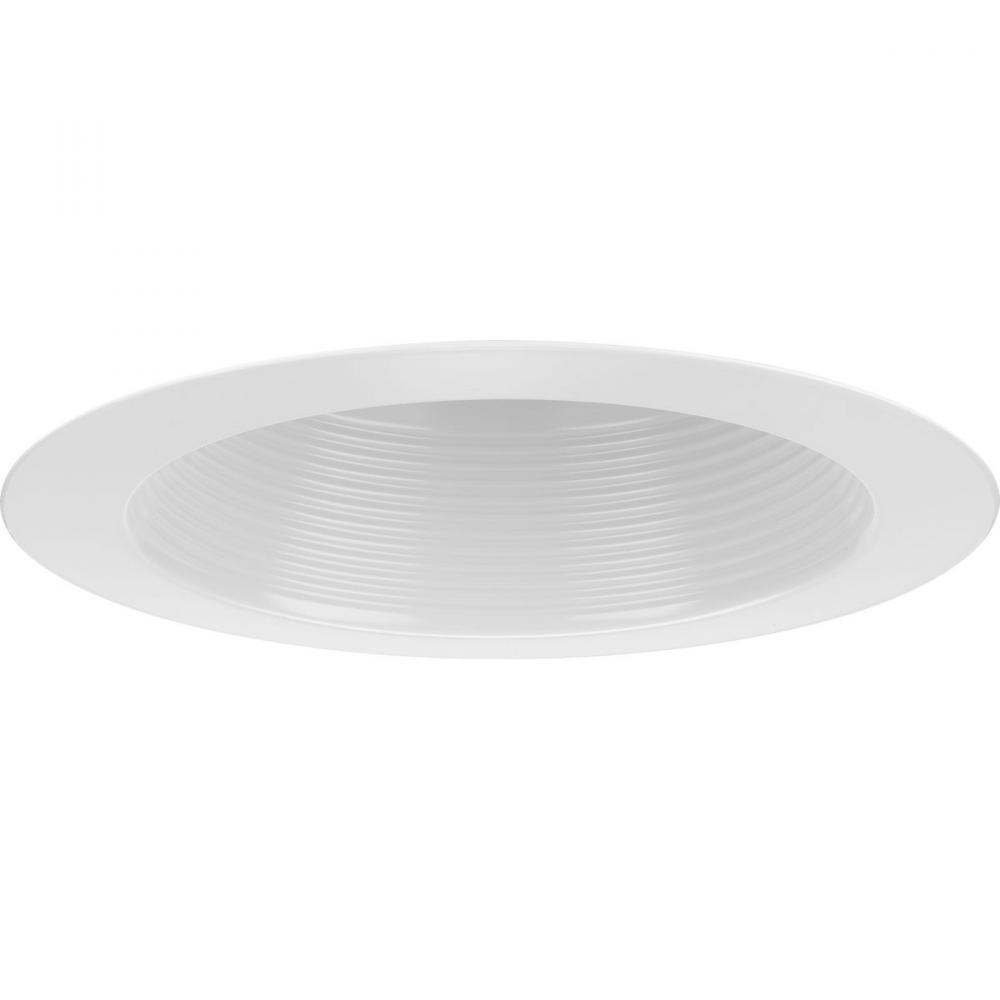 6&#34; Satin White Recessed Splay Baffle Trim for 6&#34; Housing (P806N series)