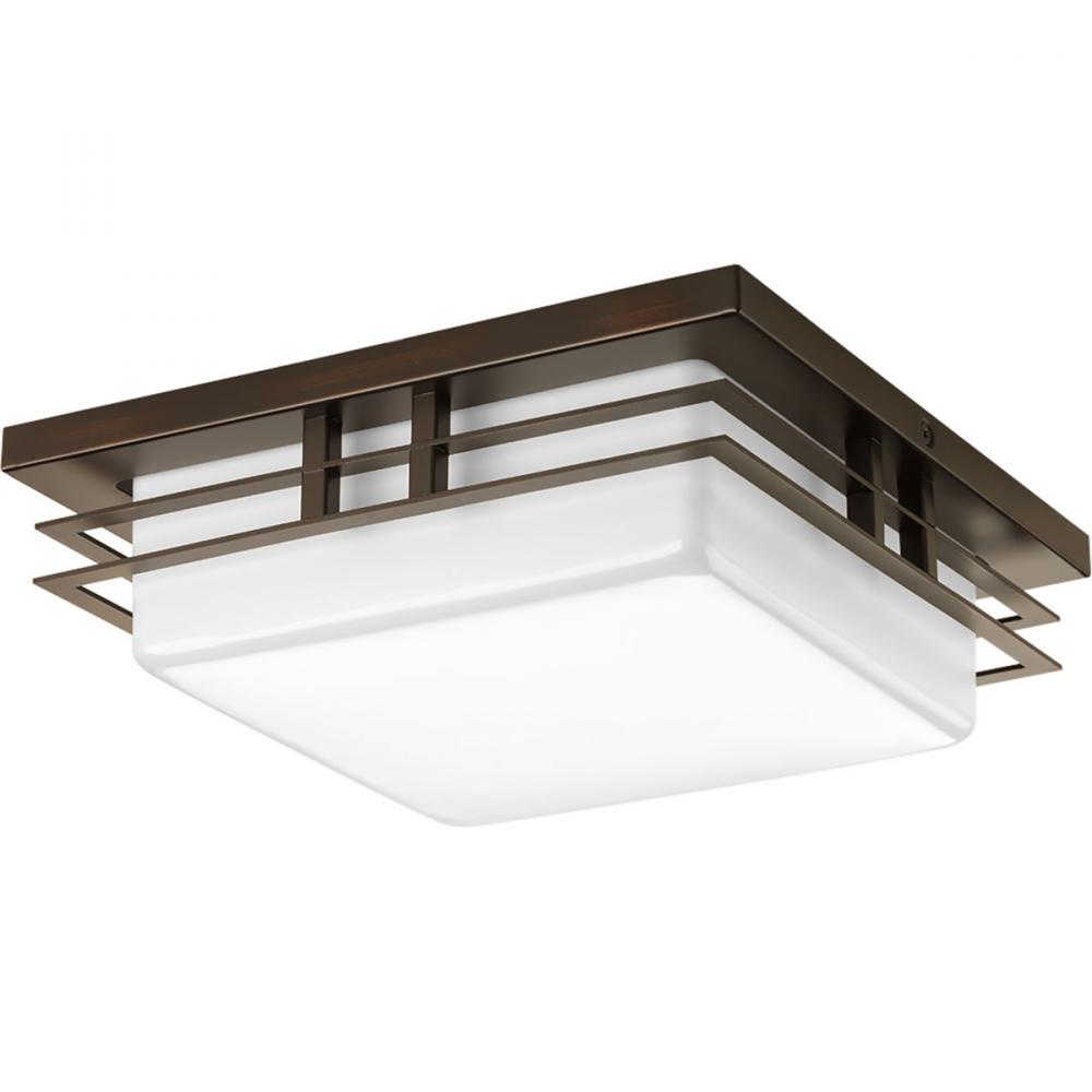 Helm Collection One-Light 11&#34; LED Flush Mount