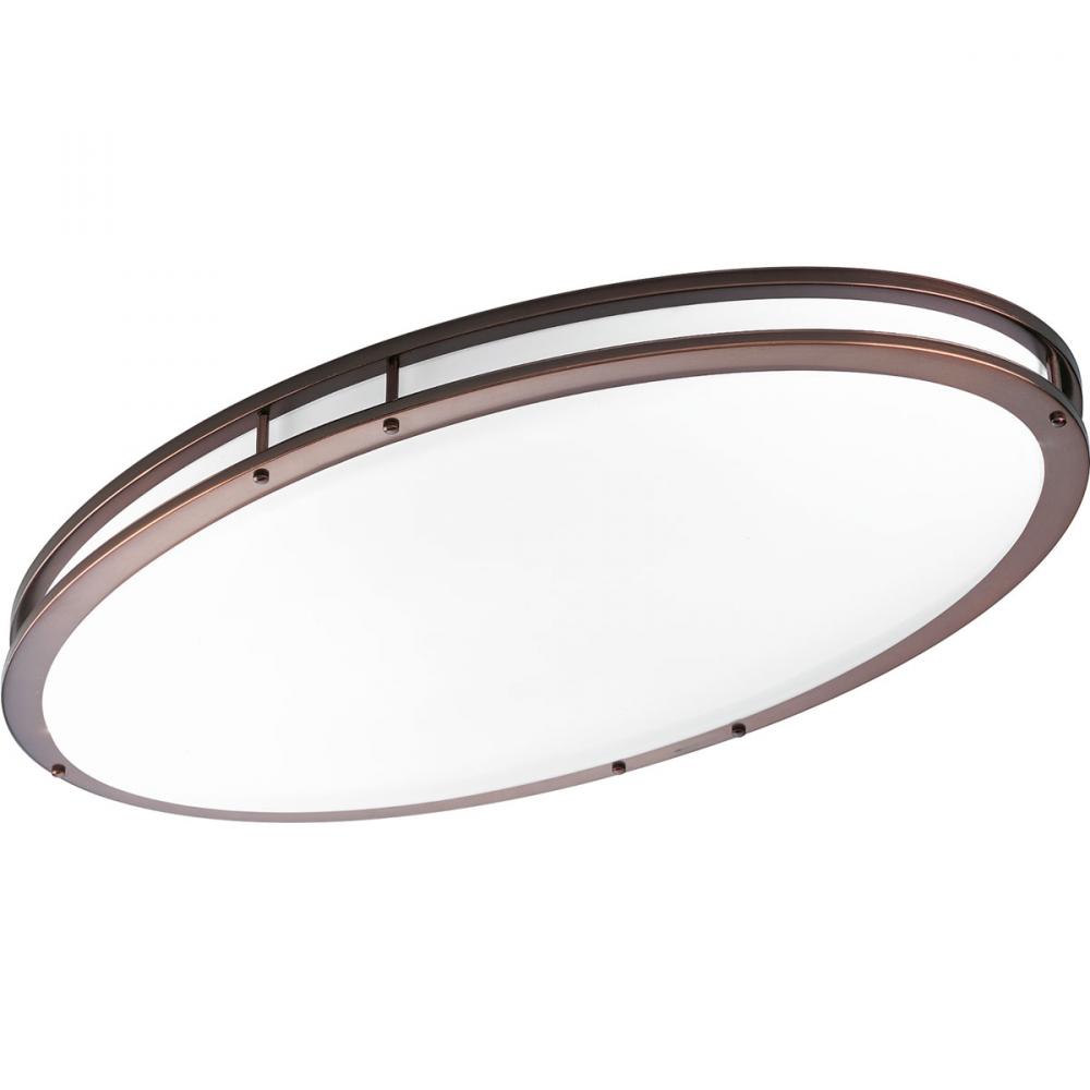 One-Light 18&#34; LED Oval Flush Mount