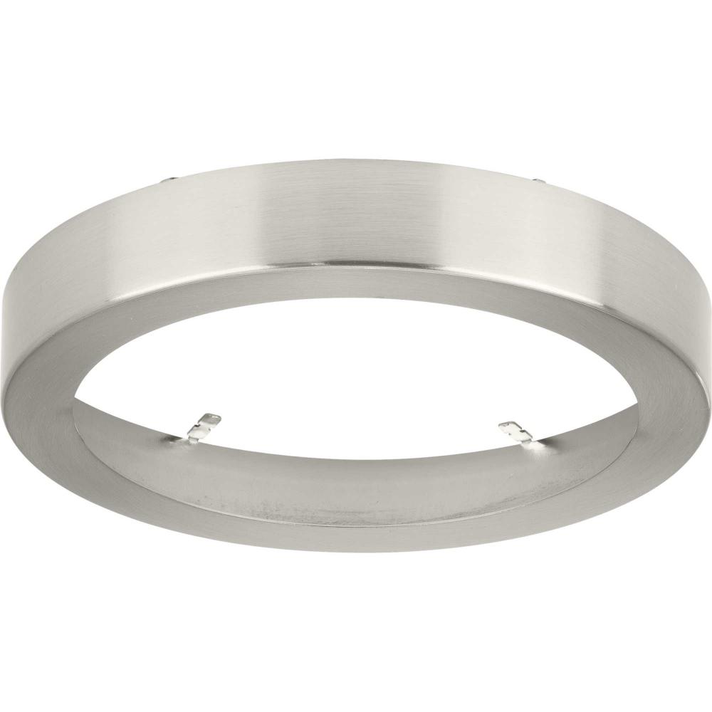 Everlume Collection Brushed Nickel 7&#34; Edgelit Round Trim Ring