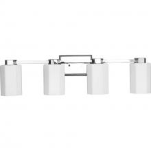 Progress P300479-015 - Estrada Collection Four-Light Polished Chrome Contemporary Bath & Vanity Light