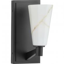 Progress P710138-31M - Tosca Collection One-Light Matte Black Modern Luxe Wall Bracket