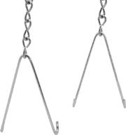 Tong hangers only, End mount (Tong Hooks Pointed Forward), Set of 2