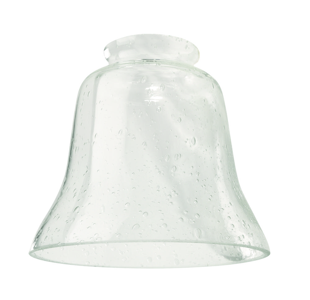 2 1/4&#34; Glass- Clear /Seeded, Bell